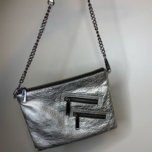 Authentic Rebecca Minkoff Chrome Learher